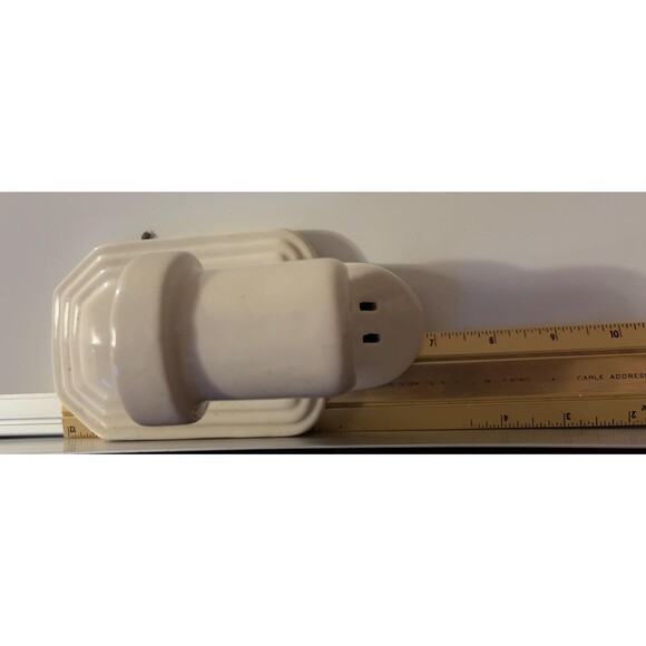 PAULDING 1930s White Porcelain wall Sconce - Picture 5 of 9